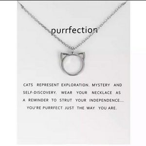 PURRFECTION Cat Pendant Necklace
